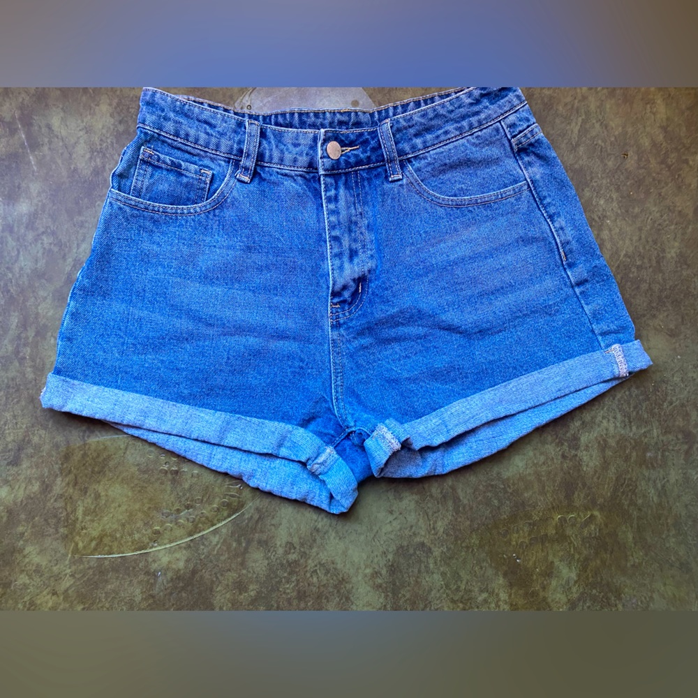 Denim shorts